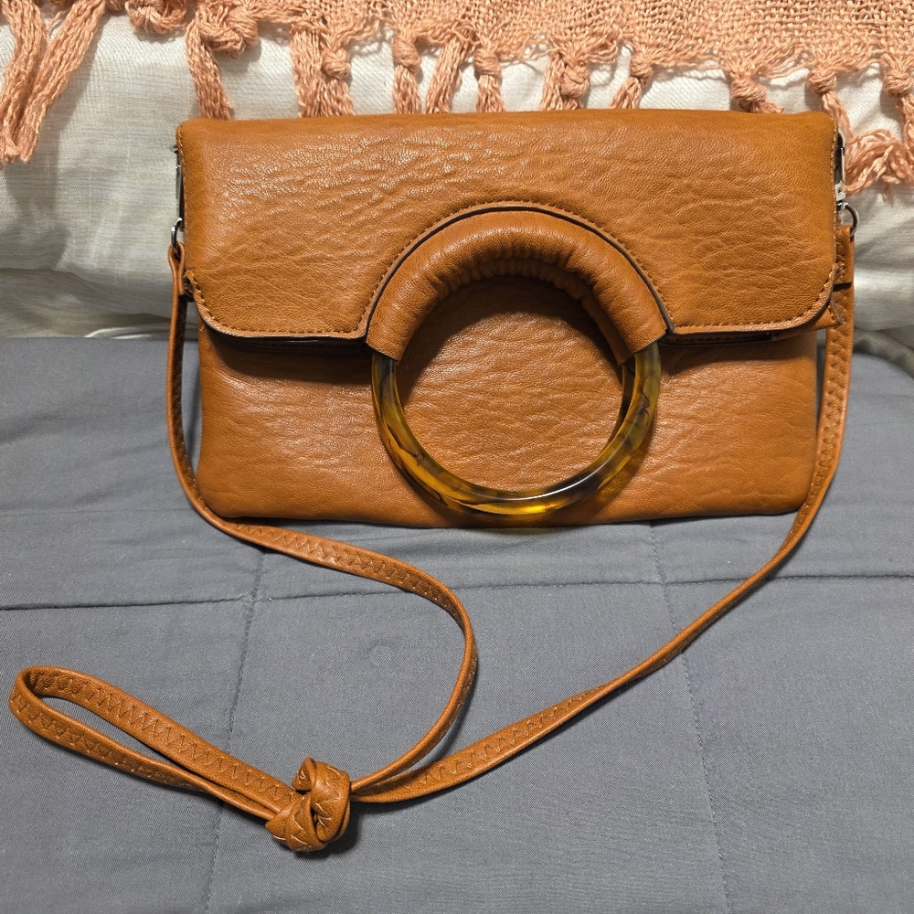 Carlos Santana Fold Over Clutch Purse